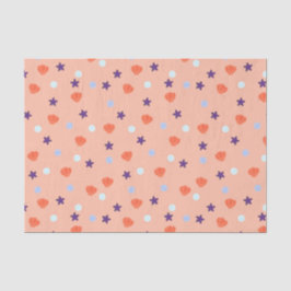 Niedliche Pastelle Halloween Ocean Seashells & Sea Seidenpapier