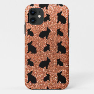 Niedliche Pastellfarben-Orange-Glitzer Case-Mate iPhone Hülle