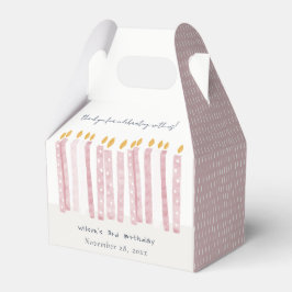 Niedliche Pastellfarben Pink Aquarell Geburtstagsk Geschenkschachtel