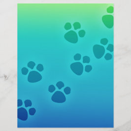 Niedliche Paw Print Animal Tracks