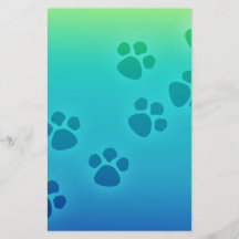 Niedliche Paw Print Animal Tracks