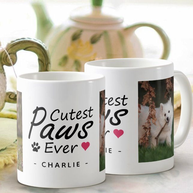 Niedliche Paws je Niedliche Hunde Mama Foto Keepak Kaffeetasse (Von Creator hochgeladen)