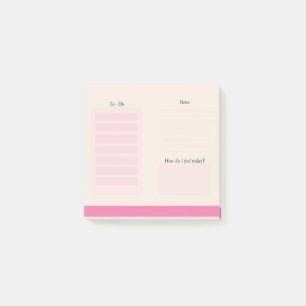 Niedliche Peach to do List post-it Notes Klebezettel