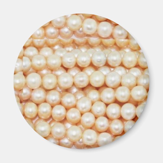 NIEDLICHE PEARL-STRANDS - Segen der Saison genieße Magnet (Vorne)