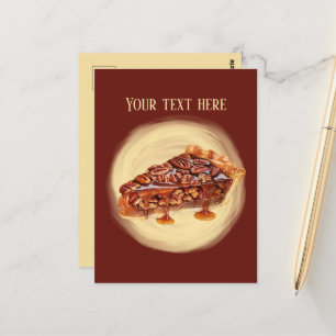 Niedliche Peca-Kuchen-Nachricht Postkarte