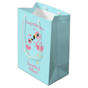 Niedliche Penguin Baby Dusche Blue Boy Mittlere Geschenktüte