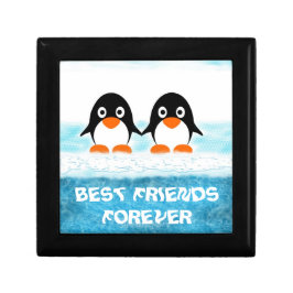Niedliche Penquin Iceberg Posta Besichtigung der A Geschenkbox
