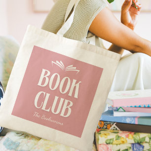 Niedliche Personalisierte Buchklubleser Tragetasche