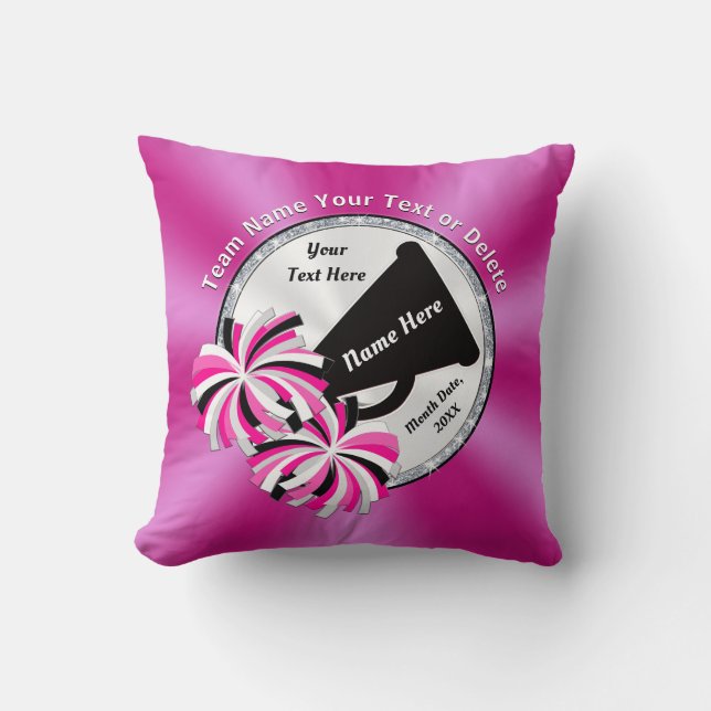 Niedliche Personalisierte Cheerleader Geschenk Ide Kissen (Vorderseite)