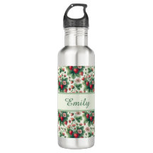 Niedliche personalisierte Erdbeeren im Sommer