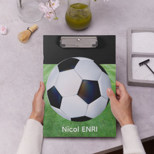 Niedliche Personalisierte Fußball-Zwischenablage f Klemmbrett