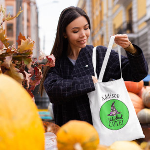 Niedliche Personalisierte Halloween-Tasche Tragetasche