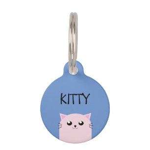 Niedliche Personalisierte Katze Haustiermarke
