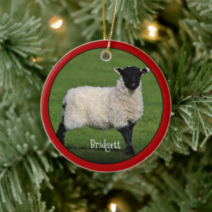Niedliche Personalisierte Keramik Ornament