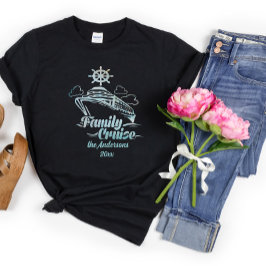 Niedliche Personalisierte Kreuzfahrtschifffahrt T-Shirt