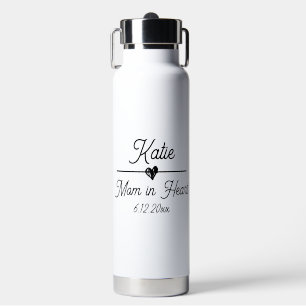 Niedliche Personalisierte Mama im Herzen Trinkflasche