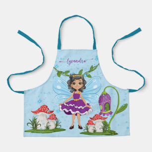 Niedliche Personalisierte Mühle, Pilze & Hauskids Schürze