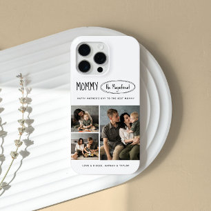 Niedliche Personalisierte Mütter Tag Familie Foto Case-Mate iPhone Hülle