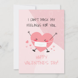 Niedliche Personalisierte Pandemie Valentinstag He Feiertagskarte