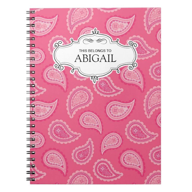 Niedliche Personalisierte Spiral-Bound-Notebooks Notizblock (Vorderseite)