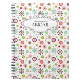 Niedliche Personalisierte Spiral-Bound-Notebooks Notizblock