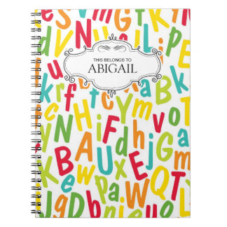 Niedliche Personalisierte Spiral-Bound-Notebooks Notizblock