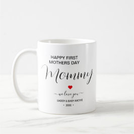 Niedliche Personalisierte Tasse zum Ersten Muttert