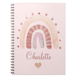 Niedliche Personalisierte Wasserfarbenkid  Notizblock