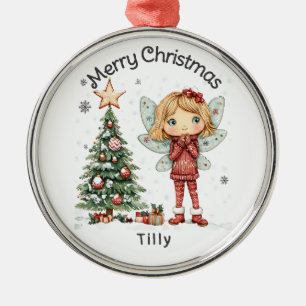 Niedliche Personalisierte Weihnachtsmesse und -bau Ornament Aus Metall