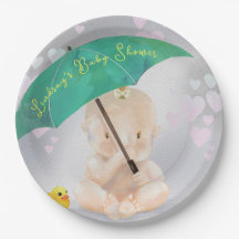 Niedliche Personalisierte Winzigfarben-Babydusche