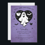 Niedliche Personalisierung Halloween Ghost Herzsch Einladung<br><div class="desc">Niedliche Einladung von Halloween Ghost Herzogin</div>