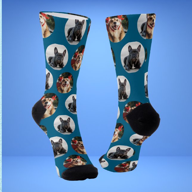 Niedliche Pet 2 Dog Foto Socken (Von Creator hochgeladen)