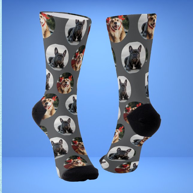 Niedliche Pet 2 Dog Foto Socken (Von Creator hochgeladen)
