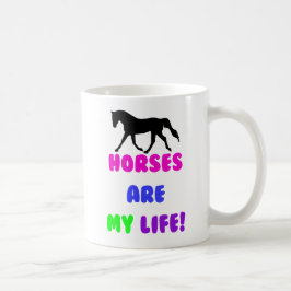 Niedliche Pferde sind meine Leben-Tassen Kaffeetasse