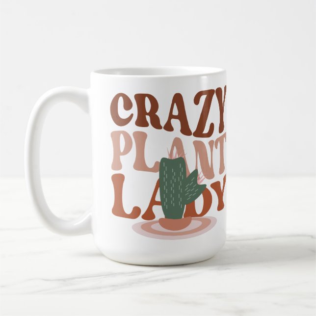 Niedliche Pflanze Kaktus Kaffeetasse (Links)
