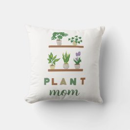Niedliche Pflanze Mama Tropische Vegetation Lady Kissen