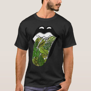 Niedliche Pflanze Zunge Grafik für Gartenbauer Pha T-Shirt