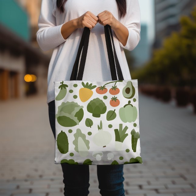 Niedliche pflanzliche Bauern Markt Trendy Öko Frie Tasche (Von Creator hochgeladen)