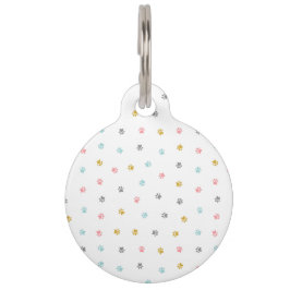 Niedliche Pfoten Haustiermarke