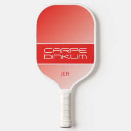 Niedliche Pickleball Dink Pun Gradient Initialen R Pickleball Schläger