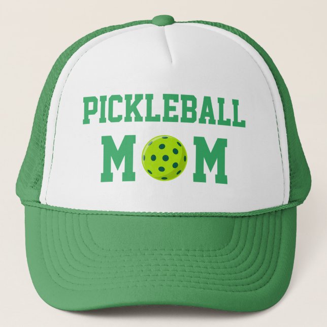 Niedliche Pickleball-Mama Truckerkappe (Vorderseite)