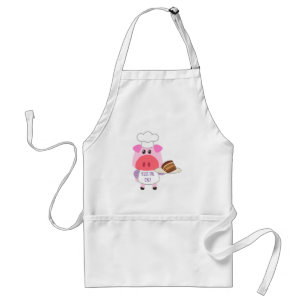 Niedliche Piggie Baker Standard-Schürze Schürze