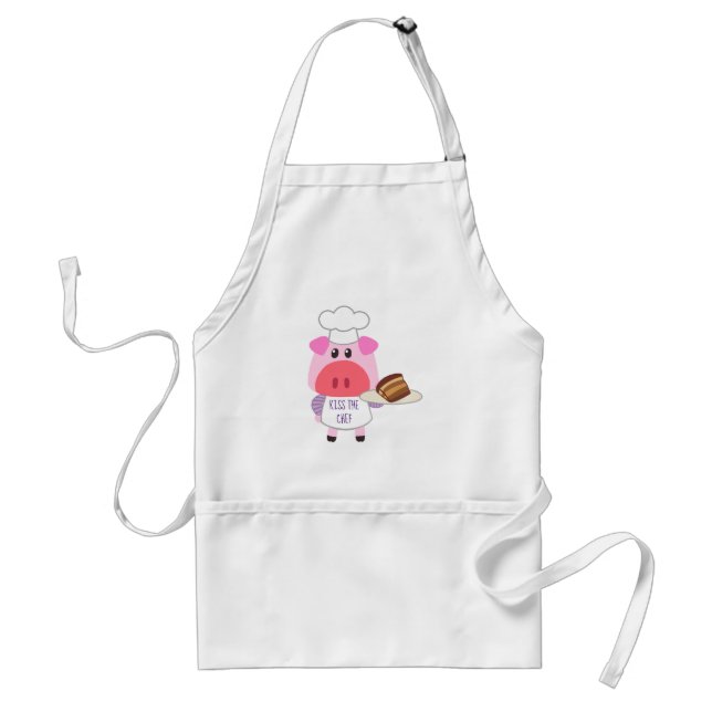 Niedliche Piggie Baker Standard-Schürze Schürze (Vorne)