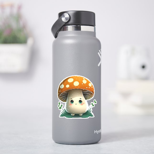 Niedliche Pilzaufkleberpackung Aufkleber (HydroFlask)