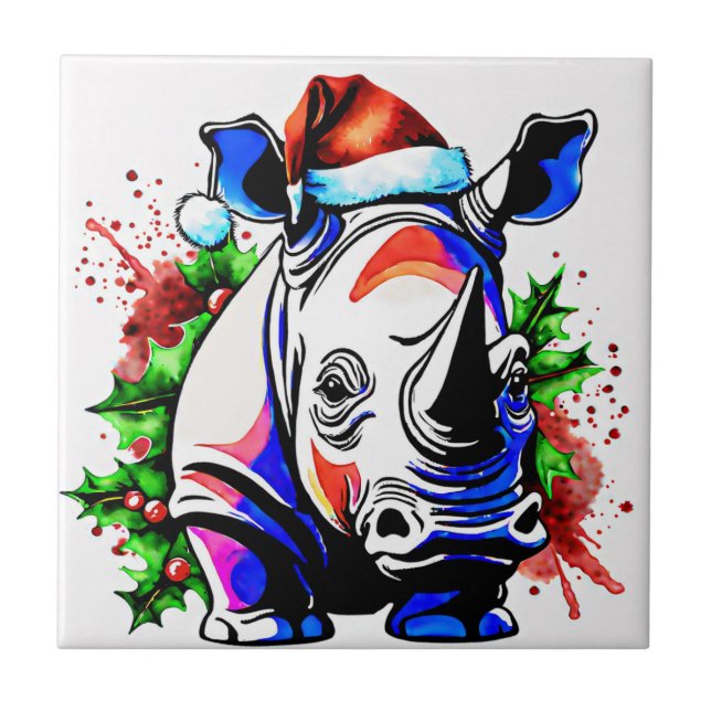 Niedliche Pilze Blätter Hütte Kerndesign Fliese (Vorderseite)