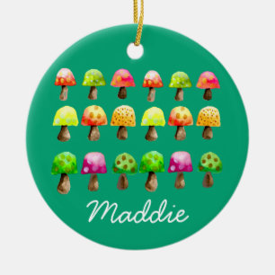 Niedliche Pilze Keramik Ornament