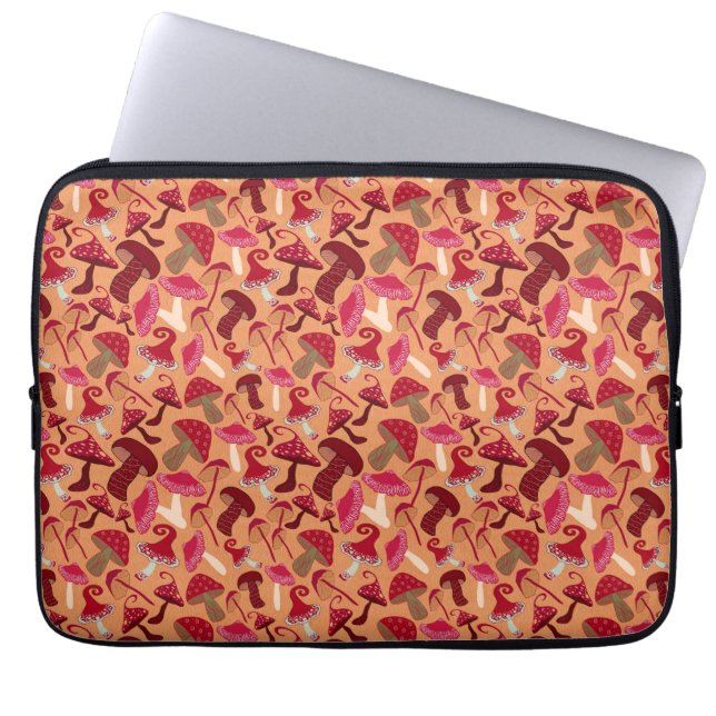 Niedliche Pilze Laptopschutzhülle (Vorderseite)