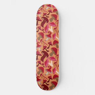 Niedliche Pilze Skateboard