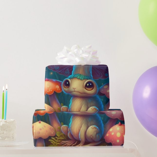 niedliche Pilzkernpapier Geschenkpapier (Partygeschenke)