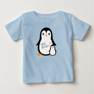Niedliche Pinguin Baby Dusche Blue Boy T-shirt
